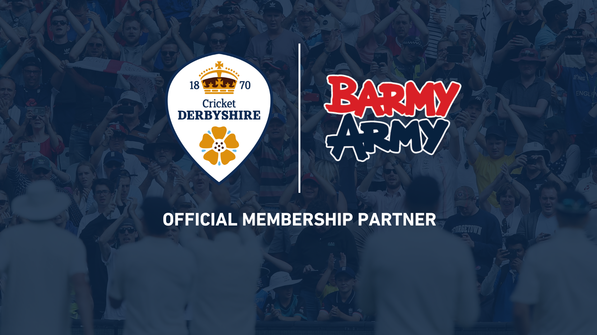 Derbyshire and Barmy Army launch innovative Membership Partnership