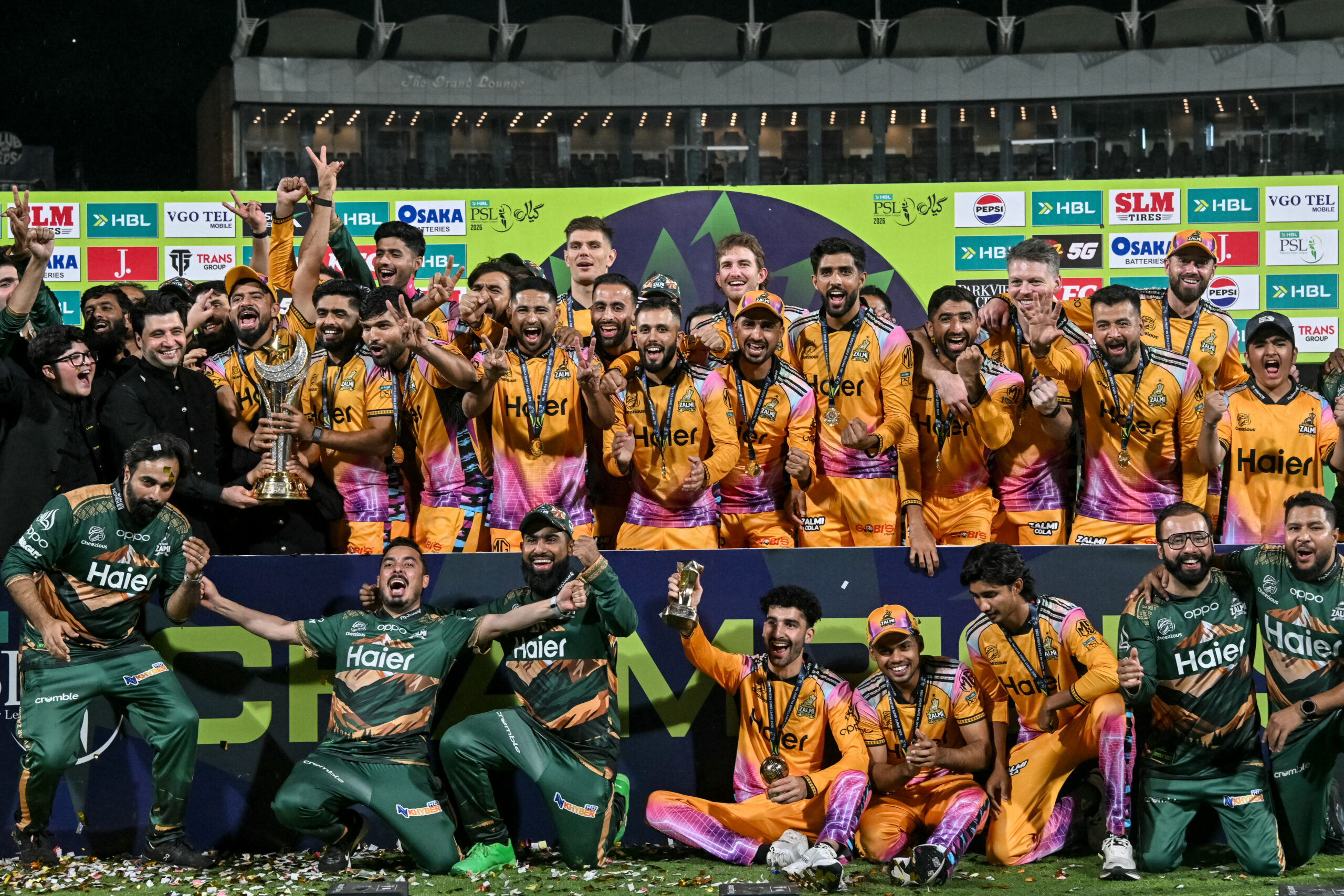 CRICKET-PAK-PSL-T20-HYDERABAD-PESHAWAR-PODIUM
